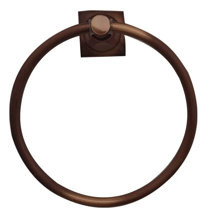 Juego de Accesorios de Baño Xcaret 6 Piezas Cobre | Set Completo para Baño Moderno y Decorativo