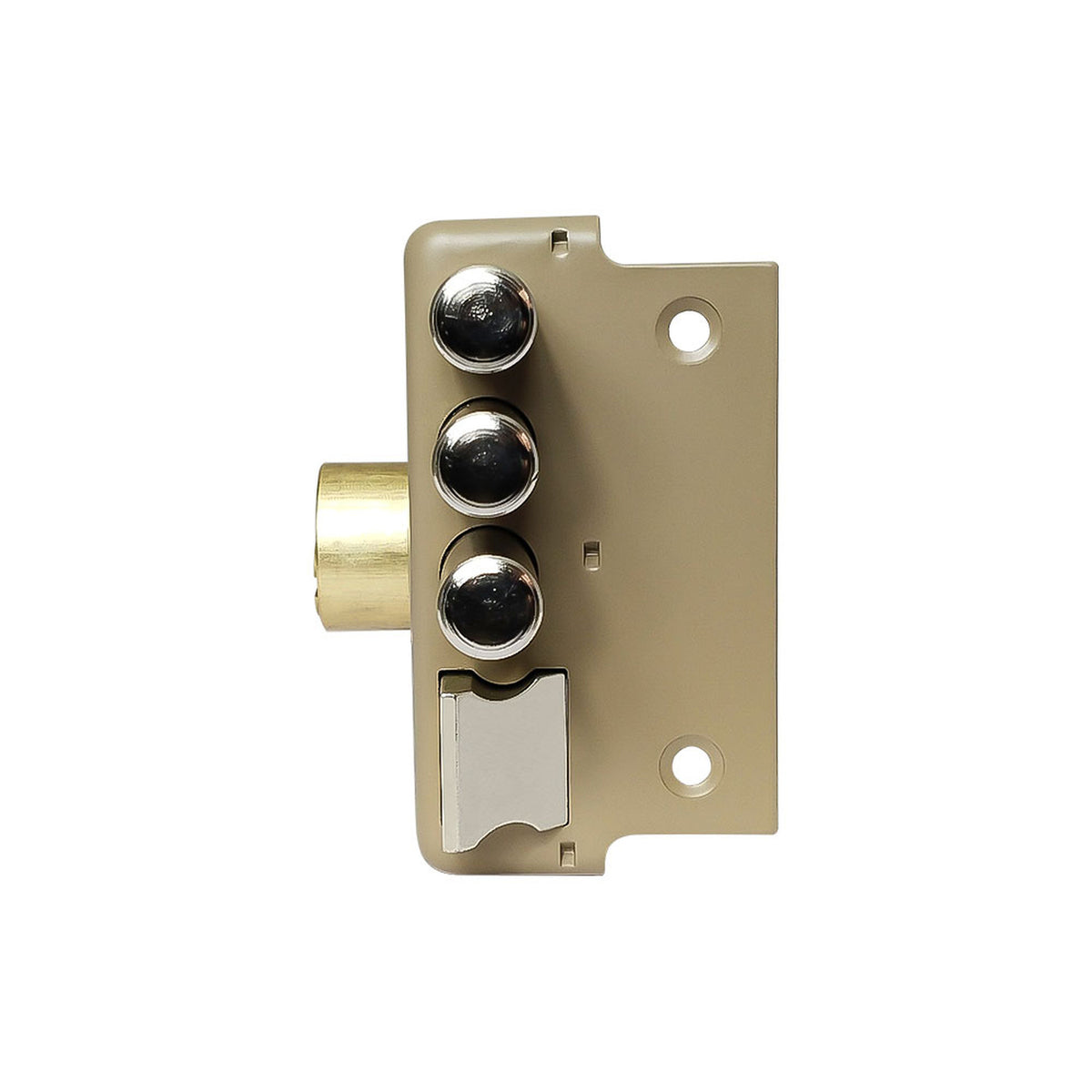 Cerradura De Sobreponer Derecha Tres Bulones 50 mm — vista alternativa del cierre