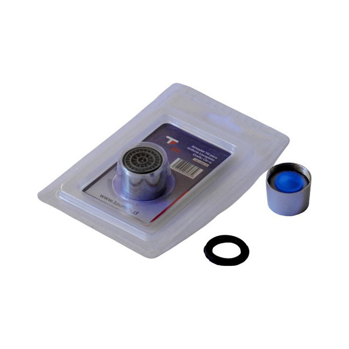 Aireador Hembra M19 para Grifería de Lavaplatos Cuello Cisne - Producto exacto completo, centrado, sin recortes y con margen de seguridad