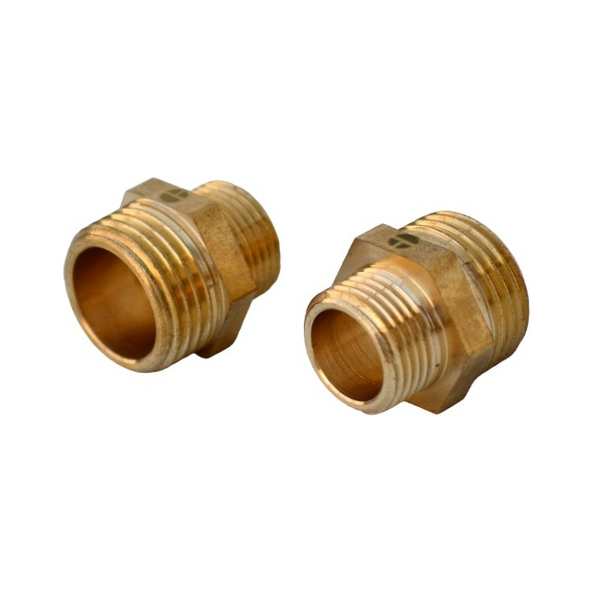 Conector de Latón Hilo con Tuerca de 1/2" x 3/8" - Producto exacto completo, centrado, sin recortes y con margen de seguridad