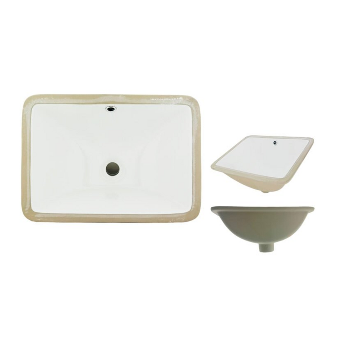 Lavamanos Cubik Blanco De Bajo Poner 47 × 35 cm — fotografía del producto