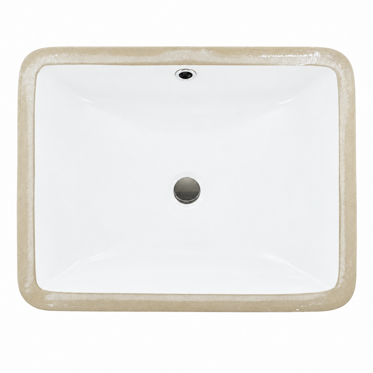 Lavamanos Cubik Blanco De Bajo Poner 47 × 35 cm — vista del producto