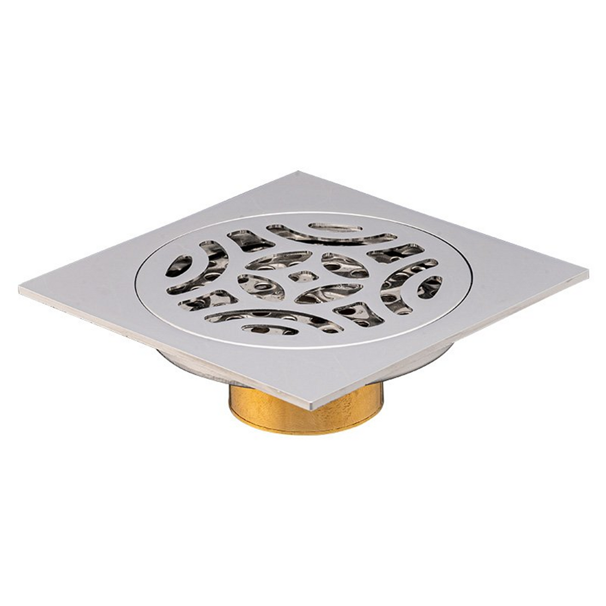 Rejilla De Piso Cuadrada China En Bronce - Foto oficial del producto