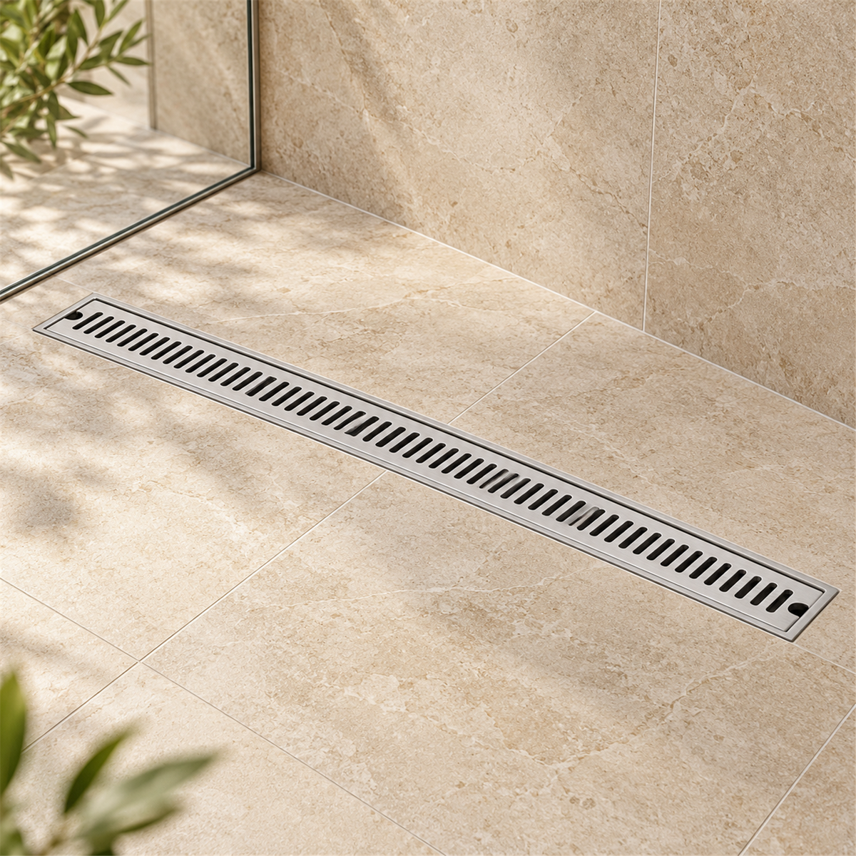 Rejilla Lineal Ladrillo En Acero 304 De 80 cm - Vista cercana del producto