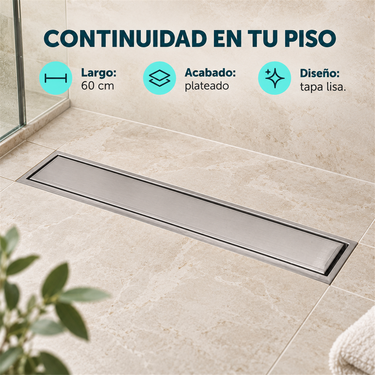 Rejilla Lineal Para Revestimiento De 60 cm - Características del producto