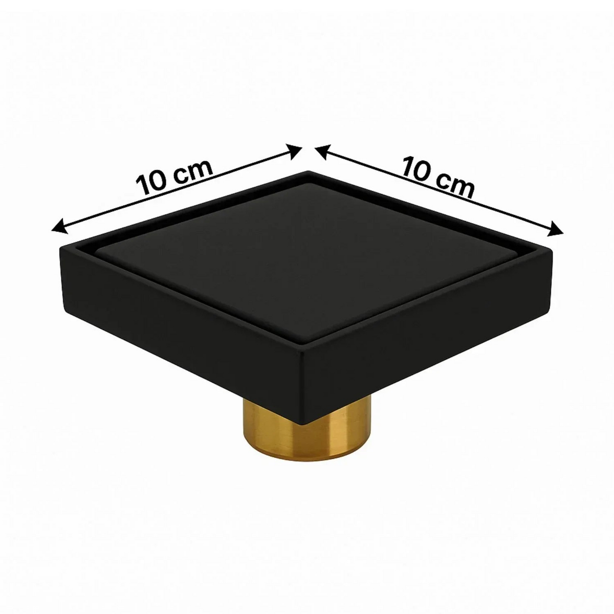 Rejilla Invisible Negra De 10 cm - Vista adicional del producto