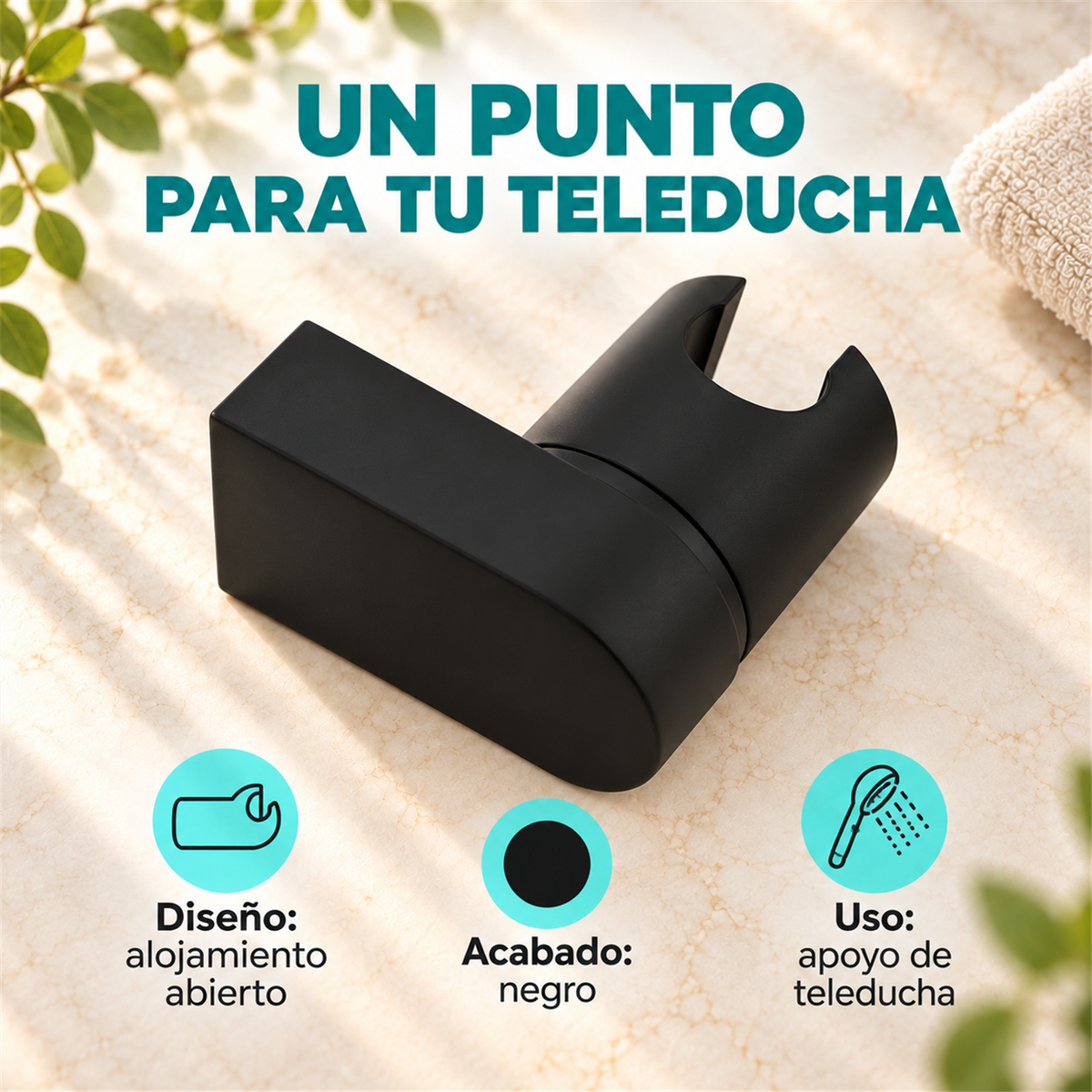 Soporte De Teleducha Negro - Características del producto