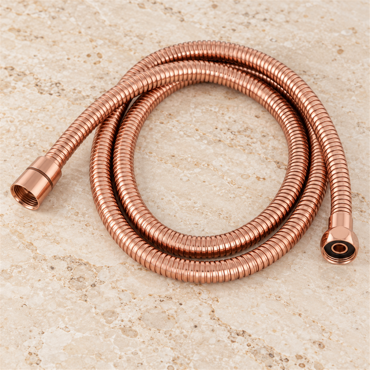 Manguera Para Teleducha Oro Rosa 150 cm - Vista cercana del producto