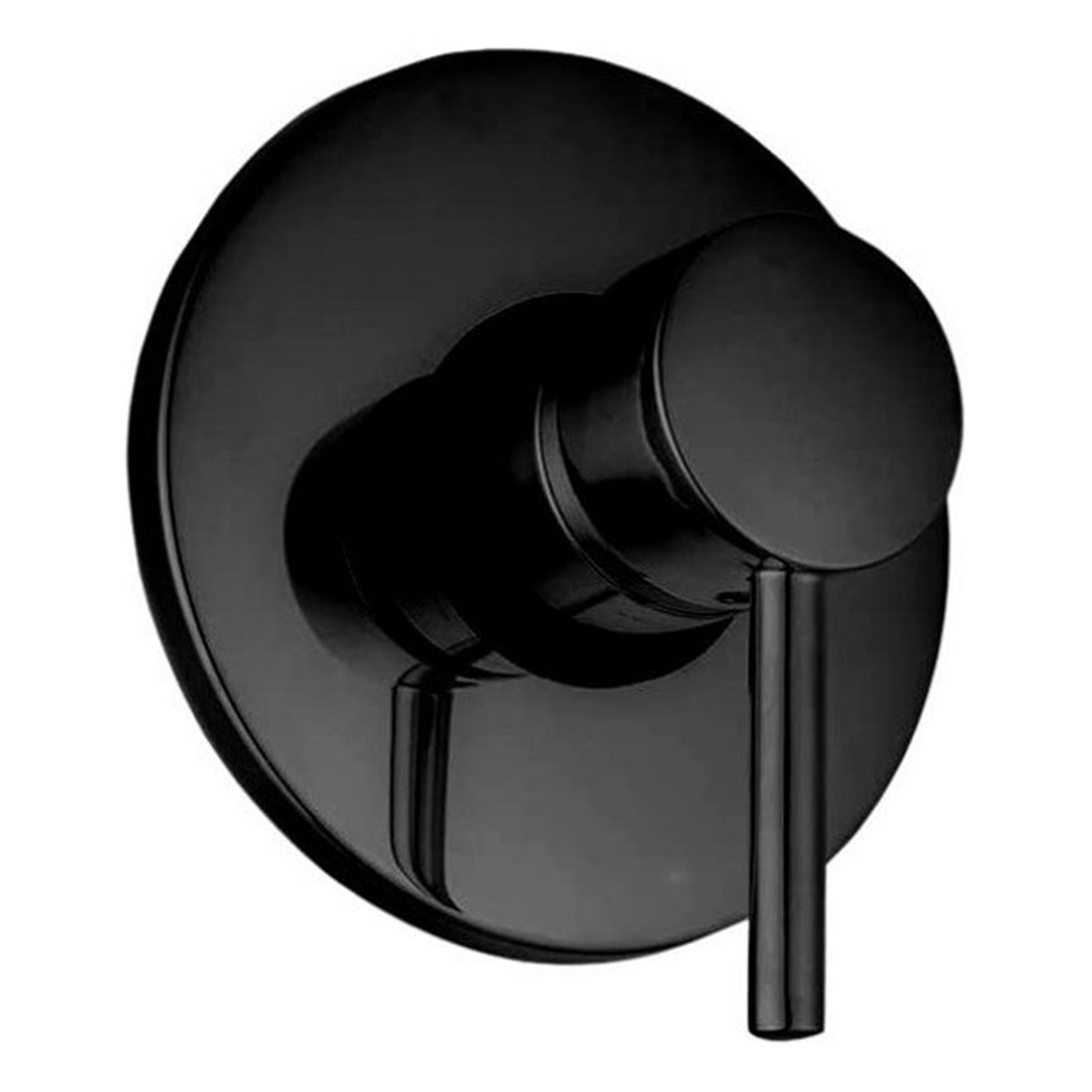 Monocontrol De Ducha Redondo Negro En Bronce - Vista adicional del producto
