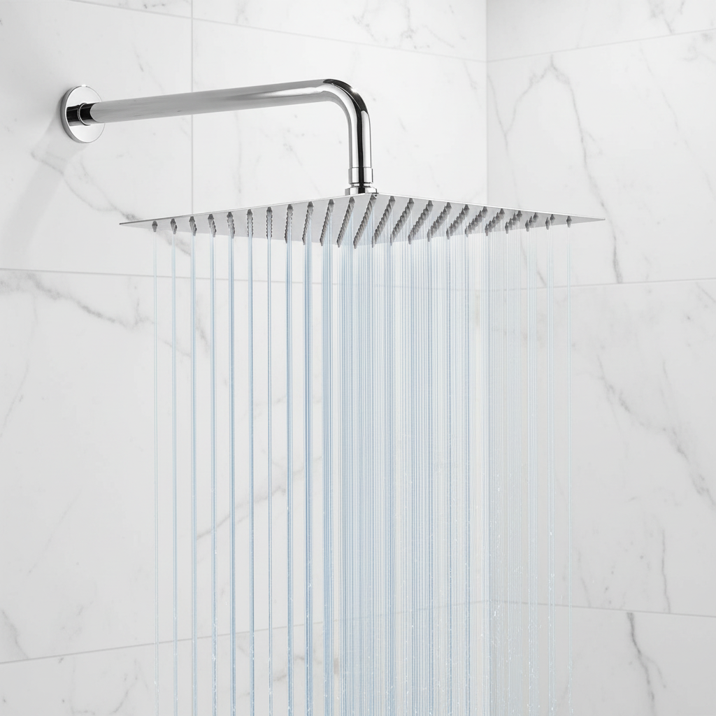 Regadera premium en primer plano