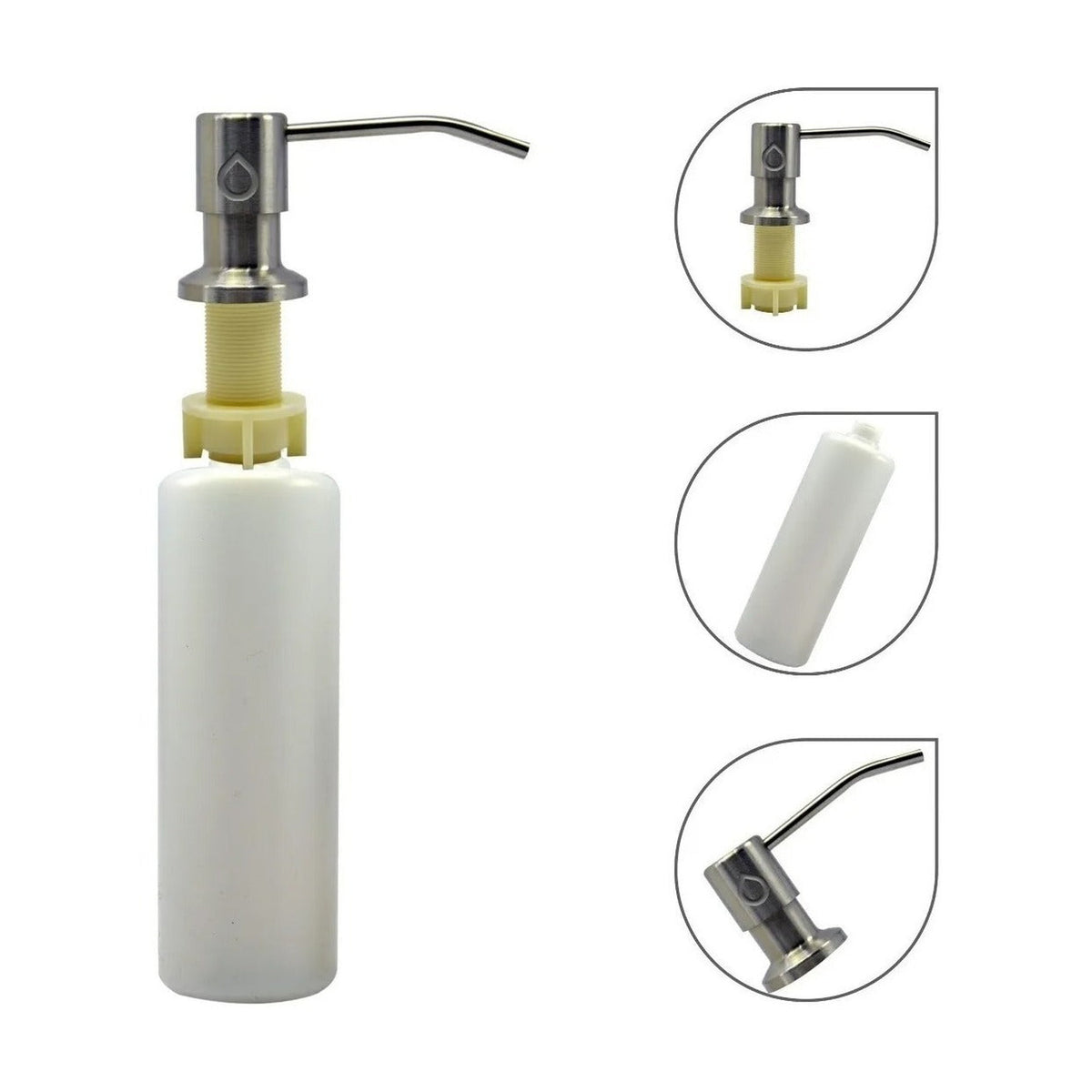 Dispensador Jabon Liquido Mesa Push - imagen 2