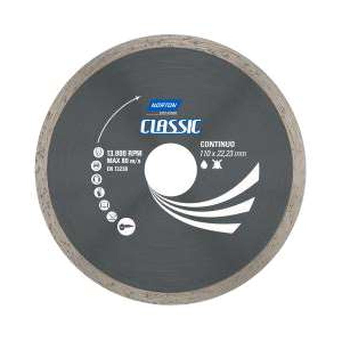 Disco Diamantado Classic Continuo De 110 Mm — vista del producto