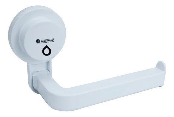 Portaroll Blanco De Lujo Instalación Sin Perforar La Pared