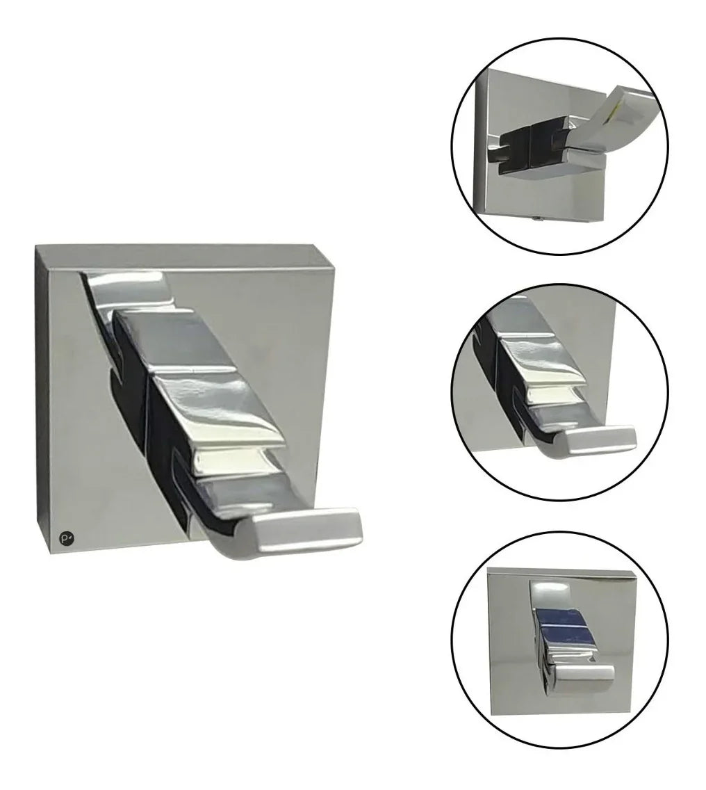 ACC TOALLERO PERCHERO VASE CUADRADO BRONCE