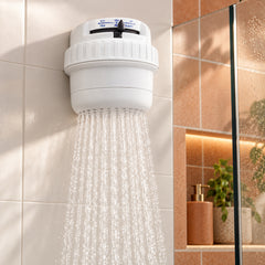 Ducha Eléctrica Millenium Blanca Con Manguera 110V
