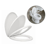 Tapa Asiento Sanitario Alongado Blanco Caida Lenta - imagen 1