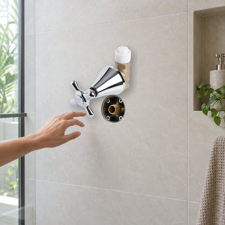 Registro sencillo para baño Buga cromado