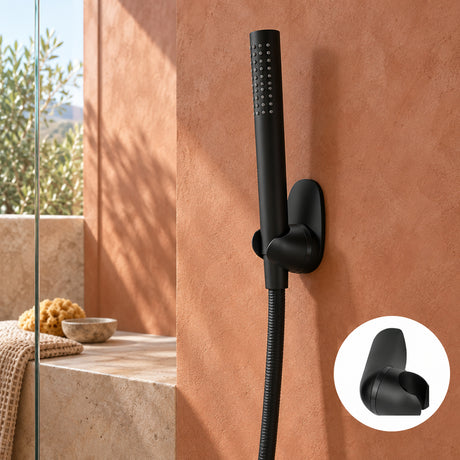Soporte ajustable para teleducha en ABS negro