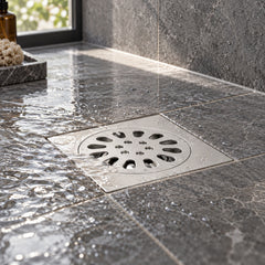 Rejilla De Piso Antiodor En Acero Inoxidable
