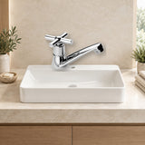 JYN112M: producto exacto instalado en baño claro