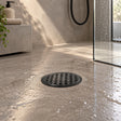Rejilla De Piso En PVC Negra Con Cuadrícula 3 × 1,5 cm - ambientación principal