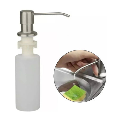 Dispensador De Jabón Para Cocina Metálico Con Cuerpo En ABS