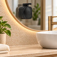 Dispensador De Jabón Líquido Con Ventosa Negro 440 Ml - imagen 1