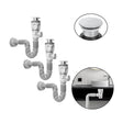 Pack X 3 Desague Push Sifon Universal Valvula Antiretorno - imagen 1
