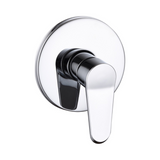 Monomando para Ducha Empotrado Paris Cromado completo sobre fondo blanco profesional