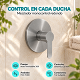 Características del mezclador monocontrol redondo para ducha