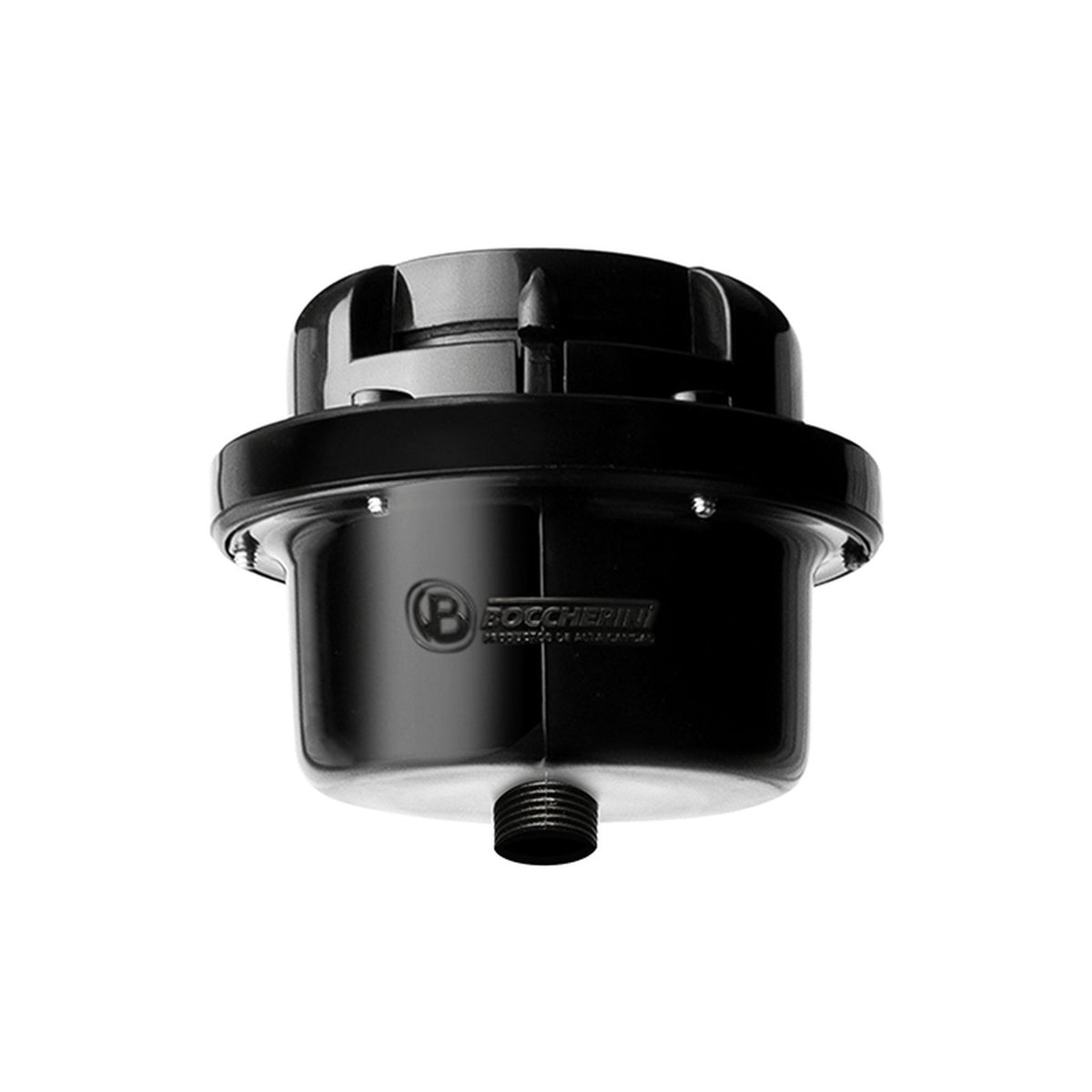 Producto sobre fondo blanco: Ducha Eléctrica Fusion Dirigible Negra Sin Accesorios 110V