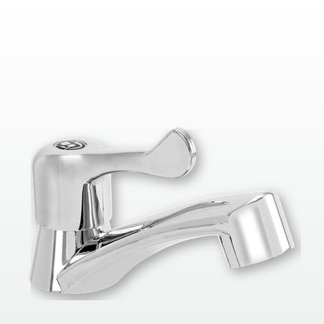 Llave sencilla baja en ABS cromado con palanca
