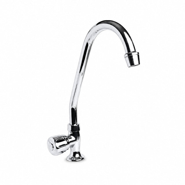 Llave Individual Para Cocina Nuquí Cromada — producto completo sobre fondo blanco uniforme