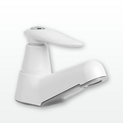 Llave Individual Para Lavamanos Manaure Blanca