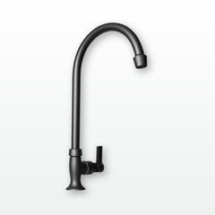 Llave Individual Para Cocina Guatavita Negra De Caño Alto