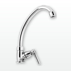 Llave Para Lavaplatos Cromada Con Palanca
