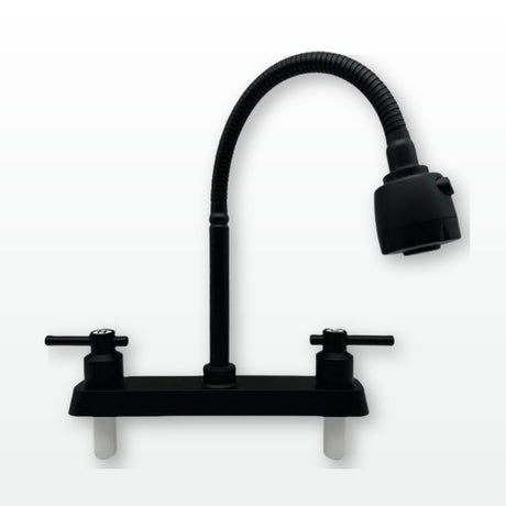 Mezclador Diamante de 8 pulgadas en ABS con cuello de acero negro