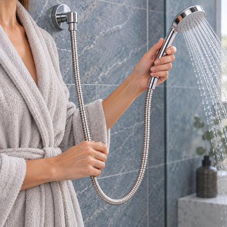 Manguera Flexible Metálica para Ducha de 1,5 m Cromada