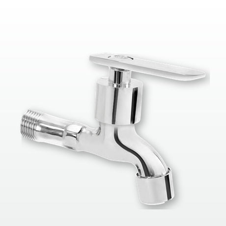 Llave para lavadero en zinc cromado