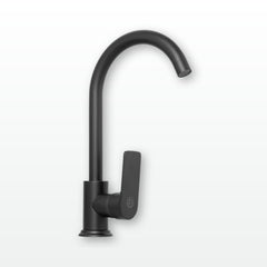 Mezclador De Cocina En Acero Inoxidable 201 Negro Con Manija En Zinc
