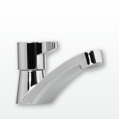 Llave Sencilla Baja En ABS Cromado