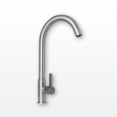 Llave Para Lavaplatos Gris Con Palanca