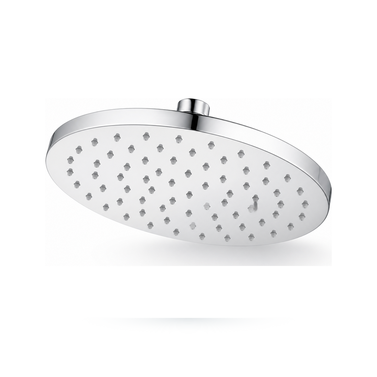 Cabeza de Ducha Redonda Modern de Acero Inoxidable 304 de 8 Pulgadas completo sobre fondo blanco profesional