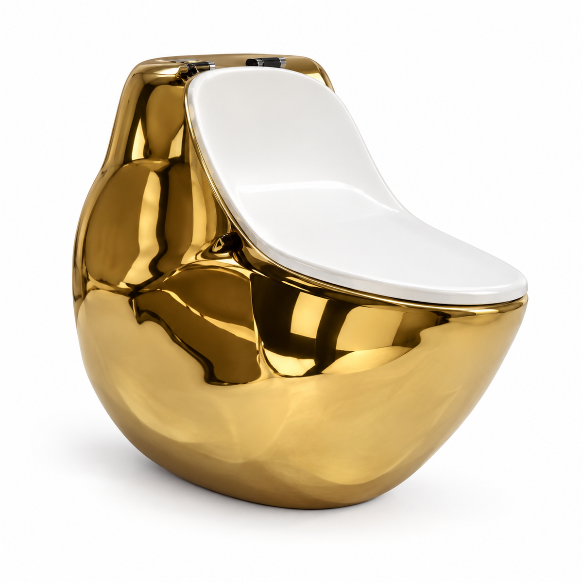 Sanitario 3D Oro 1010G sobre fondo blanco