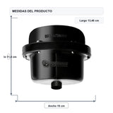 Medidas del producto: Ducha Eléctrica Victory Dirigible Negra Sin Accesorios 220V