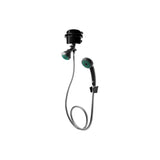 Producto sobre fondo blanco: Ducha Eléctrica Victory Dirigible Negra Kit 220V