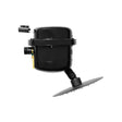 Producto sobre fondo blanco: Ducha Eléctrica Victory Dirigible Negra Slim 220V