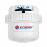 Producto sobre fondo blanco: Ducha Eléctrica Millenium Blanca Con Manguera 220V