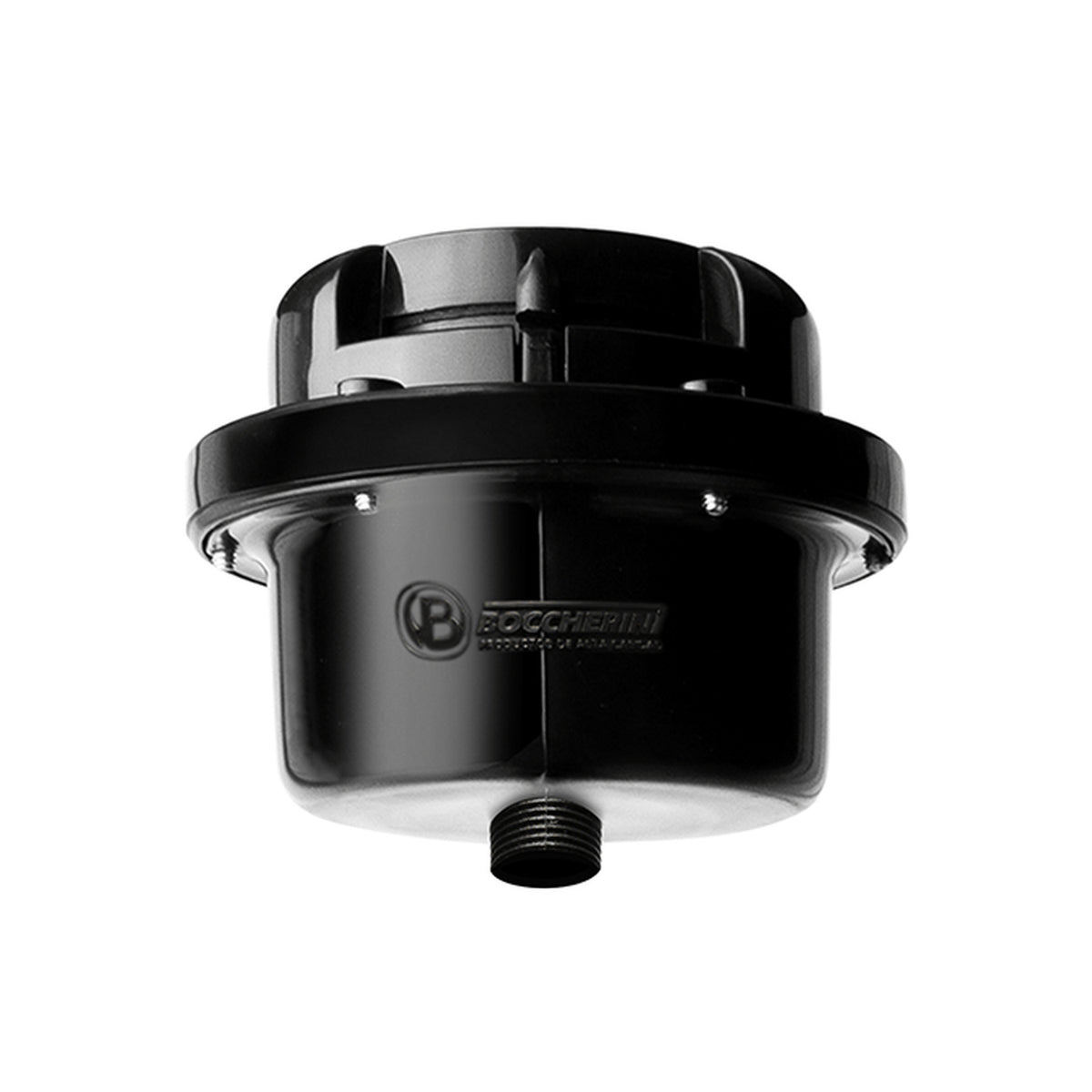 Producto sobre fondo blanco: Ducha Eléctrica Fusion Dirigible Negra Sin Accesorios 110V