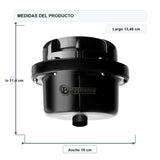 Medidas del producto: Ducha Eléctrica Fusion Dirigible Negra Sin Accesorios 110V